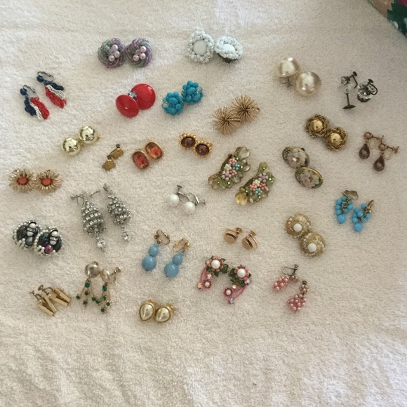 Jewelry - VINTAGE earring lot, see PICS. MAKE ME AN OFFER!